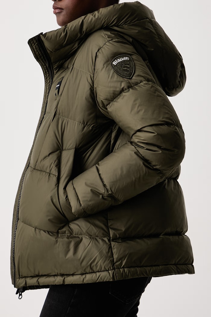 Kurtka puchowa damska Blauer BLDC03359 zielony