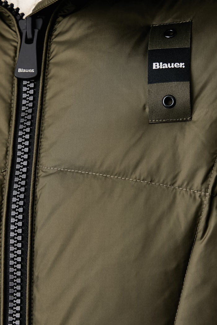 Kurtka puchowa damska Blauer zielony BLDC03359