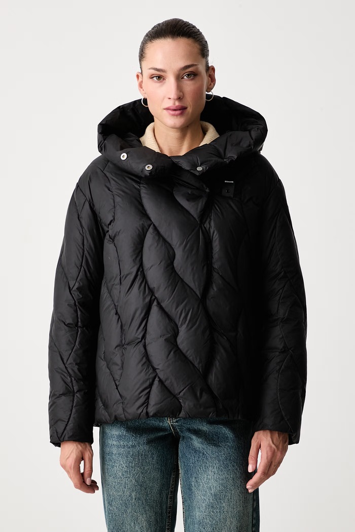 Blauer Kurtka puchowa damska czarny BLDC03205