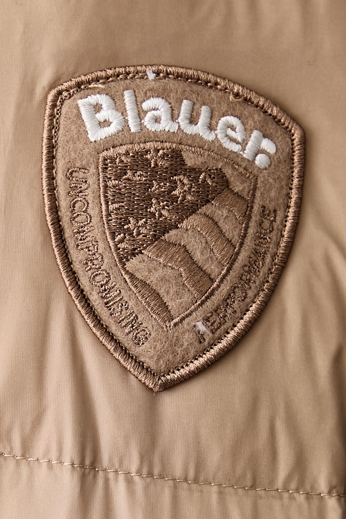 Kurtka puchowa damska Blauer brązowy BLDC03142