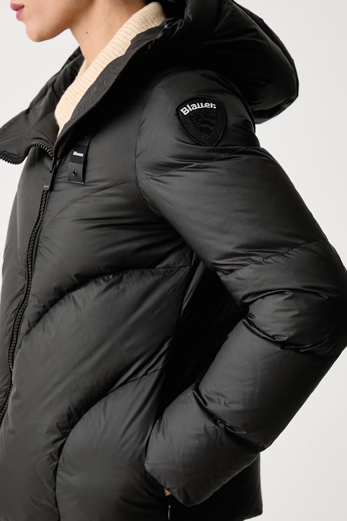 Kurtka puchowa damska Blauer BLDC03142 zielony