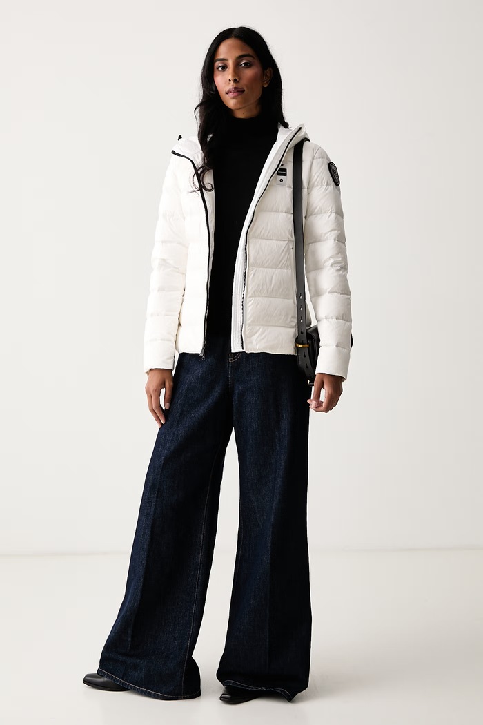 Blauer Kurtka puchowa damska BLDC03037 biały AW26