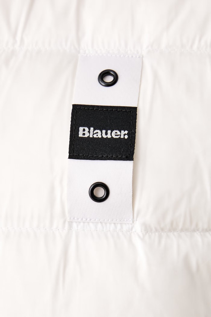 Kurtka puchowa damska Blauer biały BLDC03037