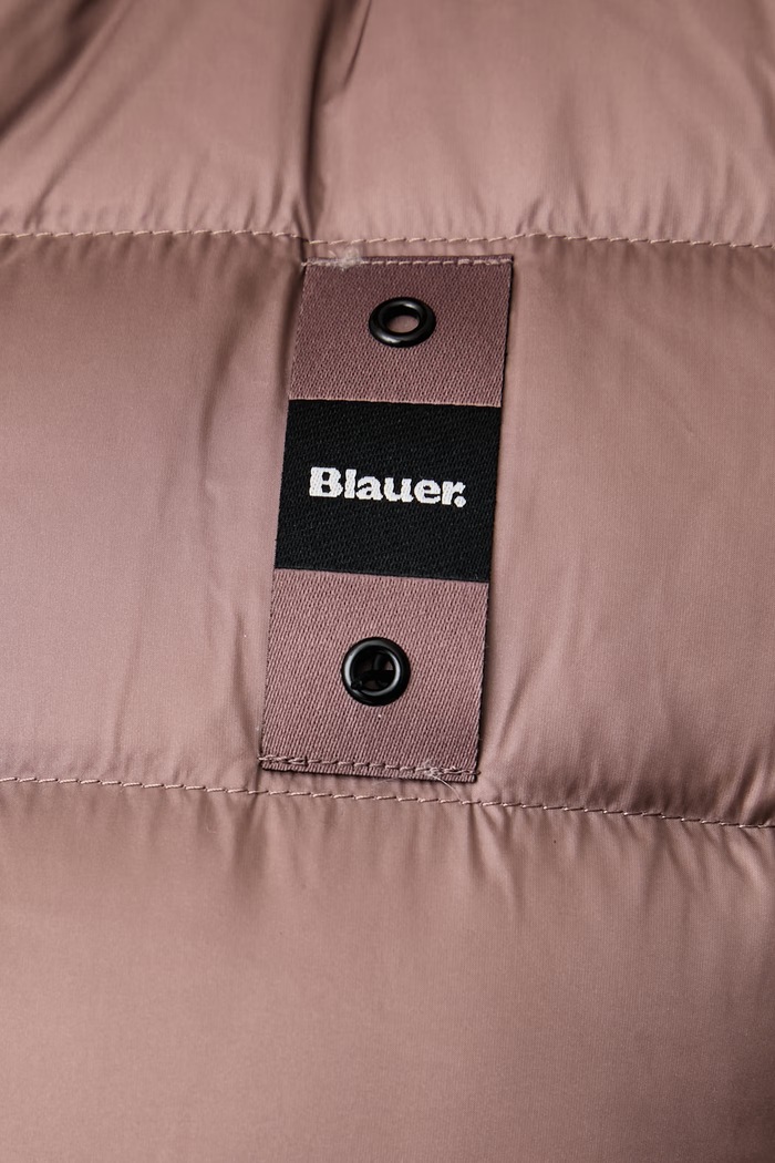 Kurtka puchowa damska Blauer brązowy BLDC03037