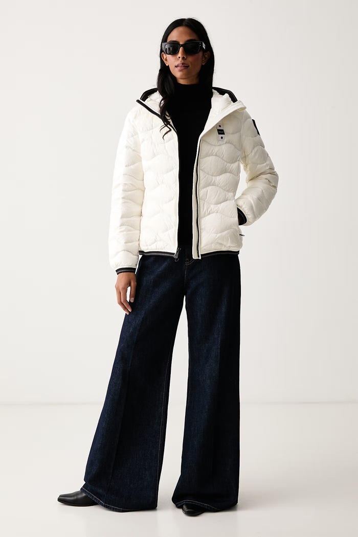 Blauer Kurtka puchowa damska BLDC03033 biały AW26