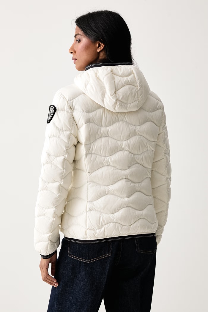 Kurtka puchowa damska Blauer BLDC03033 biały