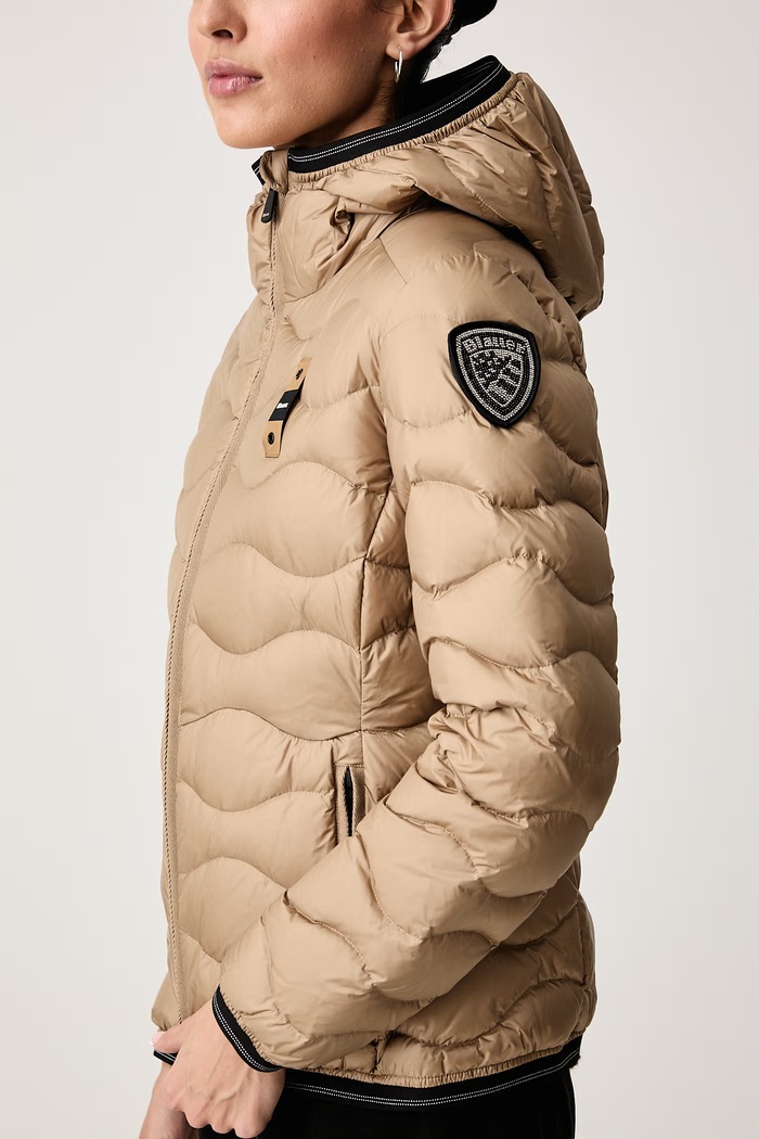 Kurtka puchowa damska Blauer BLDC03033 brązowy