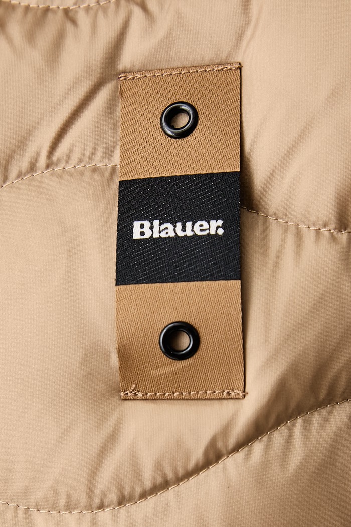 Kurtka puchowa damska Blauer brązowy BLDC03033