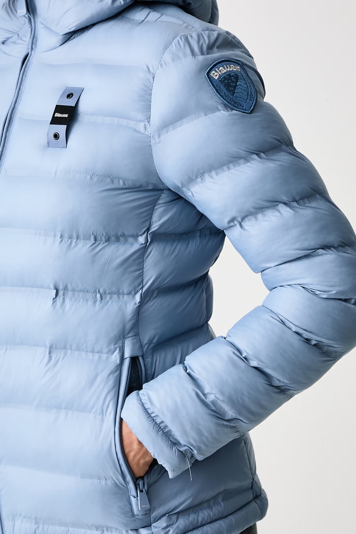 Odzież Blauer Kurtka pikowana damska BLDC02221 niebieski