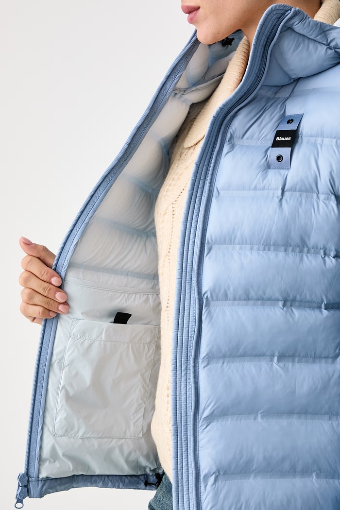 Kurtka pikowana damska Blauer niebieski BLDC02221