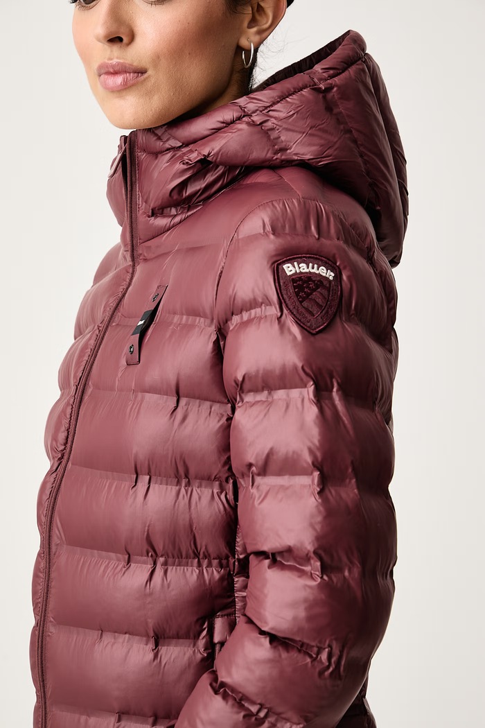 Kurtka pikowana damska Blauer BLDC02221 bordowy