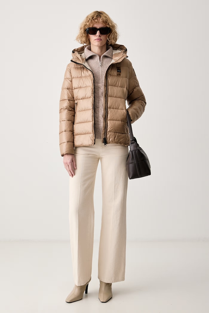 Blauer Kurtka pikowana damska BLDC02070 beżowy AW26