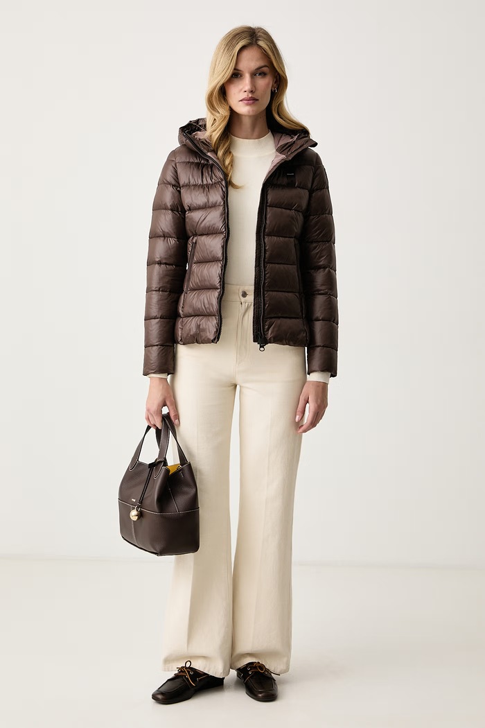 Blauer Kurtka pikowana damska BLDC02070 brązowy AW26