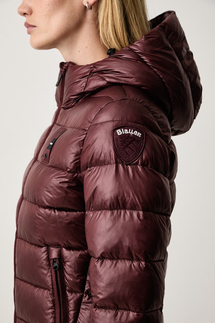 Kurtka pikowana damska Blauer BLDC02070 bordowy