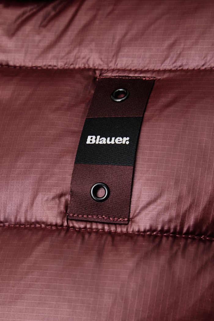 Kurtka pikowana damska Blauer bordowy BLDC02070