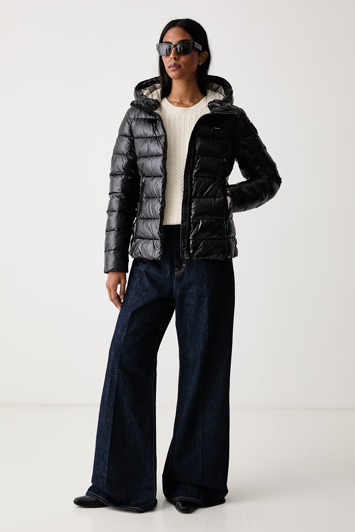 Blauer Kurtka pikowana damska BLDC02070 czarny AW26