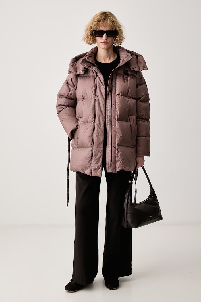 Blauer Kurtka puchowa damska BLDB03438 brązowy AW26