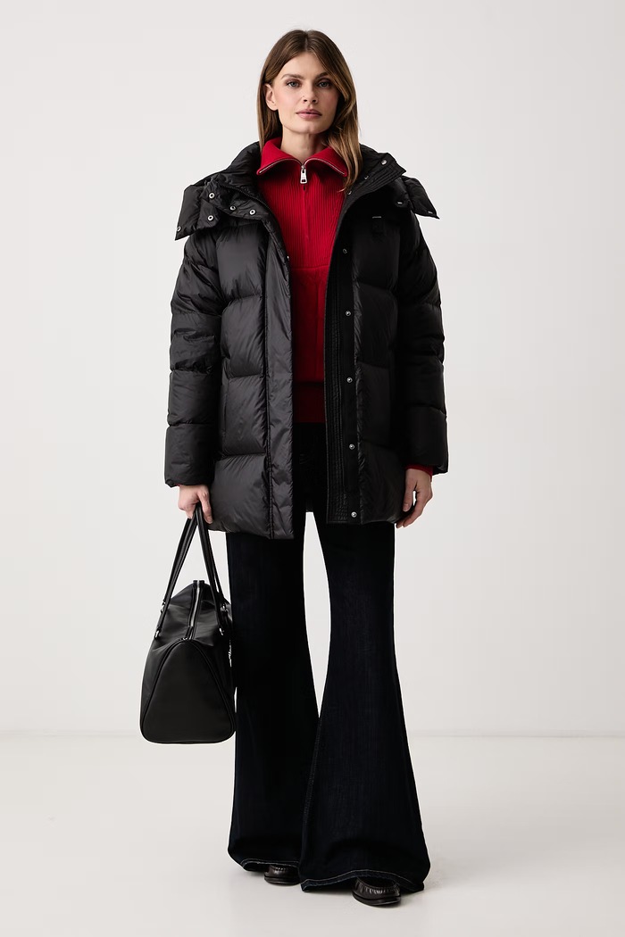 Blauer Kurtka puchowa damska BLDB03438 czarny AW26