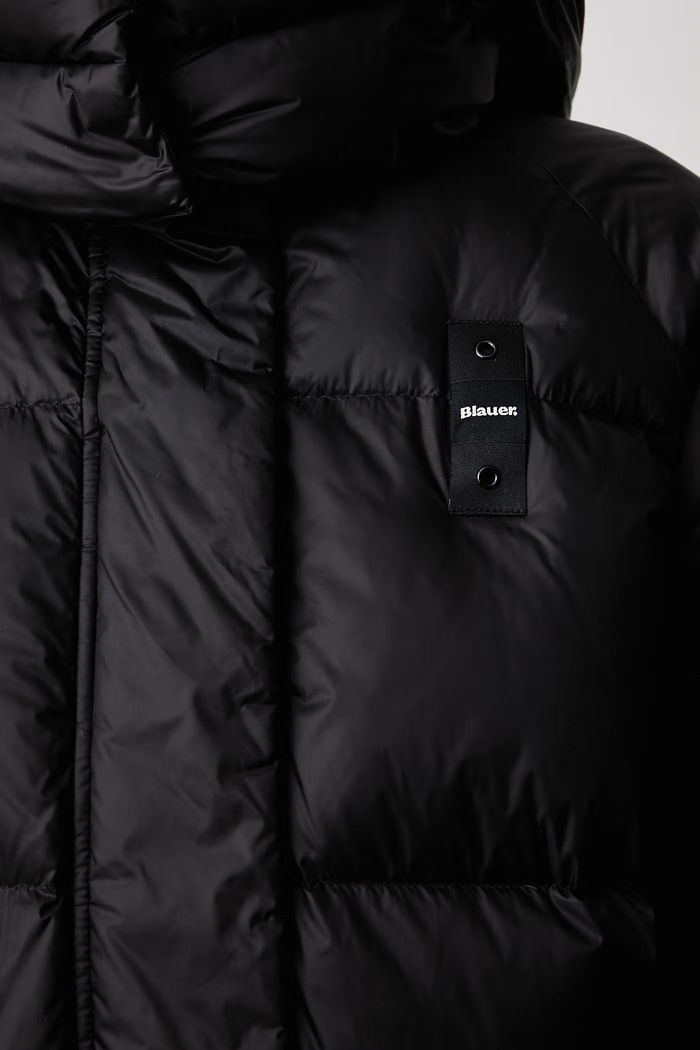 Kurtka puchowa damska Blauer czarny BLDB03438