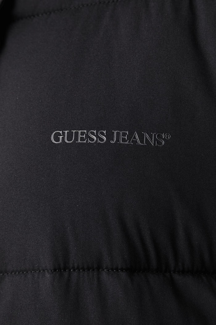 Μπουφάν γυναικείο Guess Jeans μαύρο W6BL31.W3797