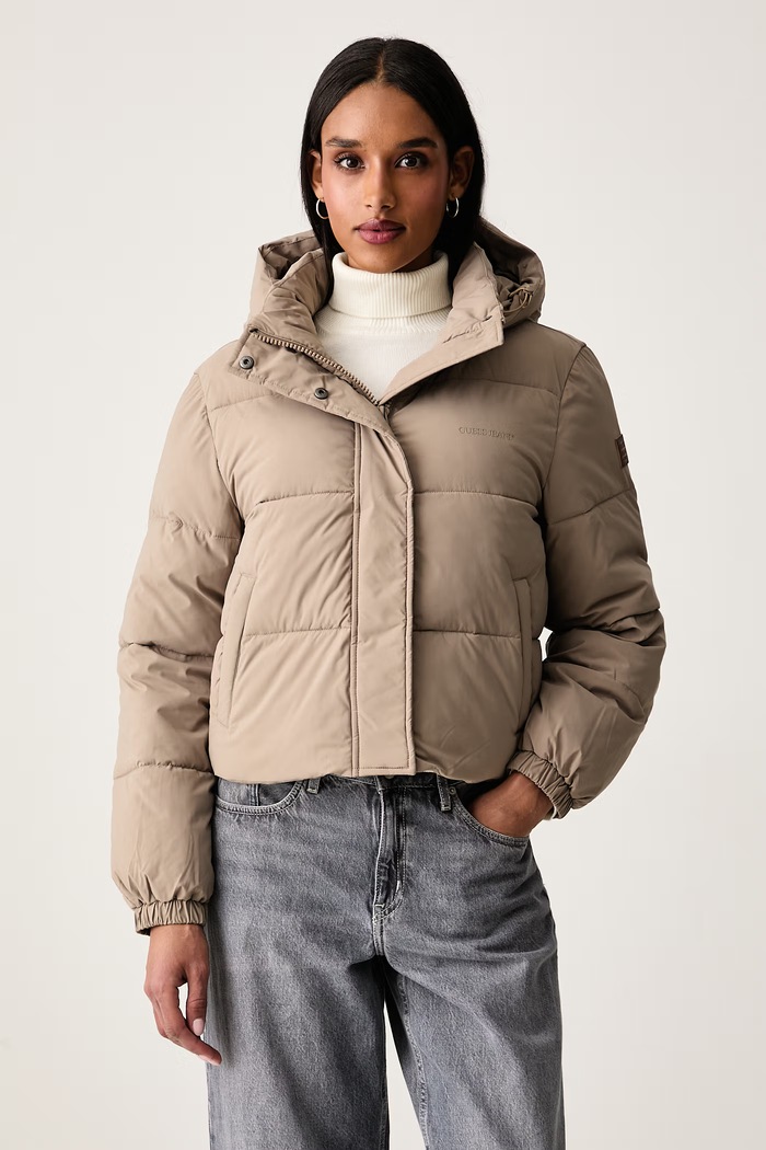 Guess Jeans Prošivena jakna za žene bež W6BL25.W3788