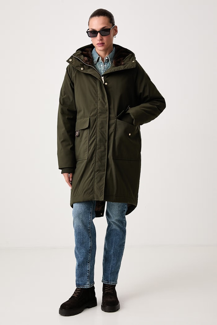 Mos Mosh Parka damska 181520 zielony AW26