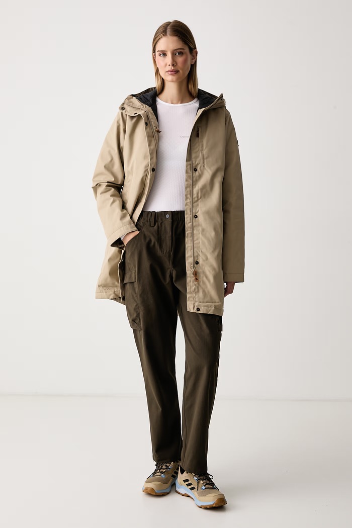 Fjallraven Kurtka trekkingowa damska Kiruna F89644.118 beżowy AW26