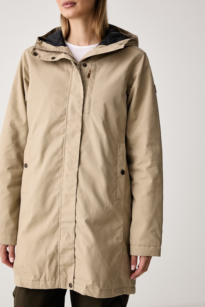 Kurtka trekkingowa damska Kiruna Fjallraven F89644.118 beżowy