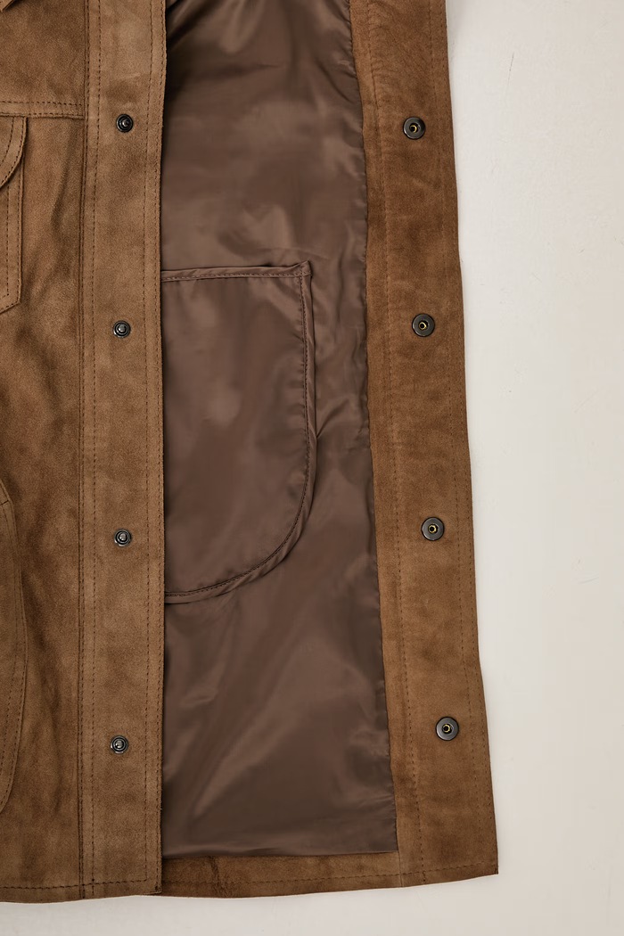 Frame THE SUEDE UTILITY JACKET short jacket Women's leather WE26LJA003