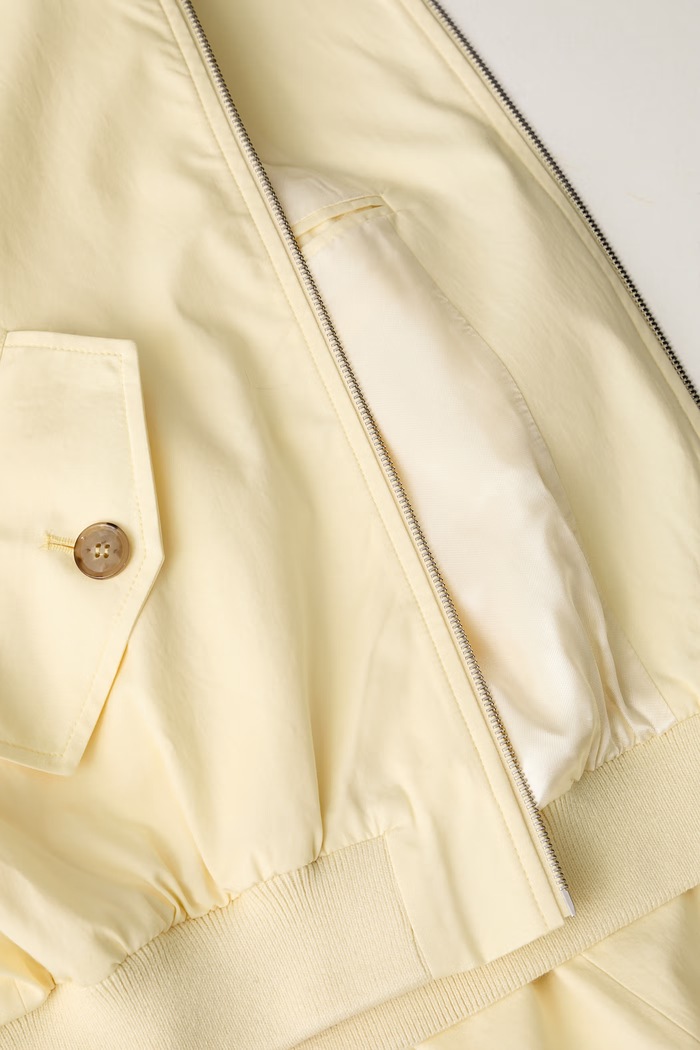 Frame THE HARRINGTON JACKET jachetă scurtă pentru femei cu mătase WE26WJA006