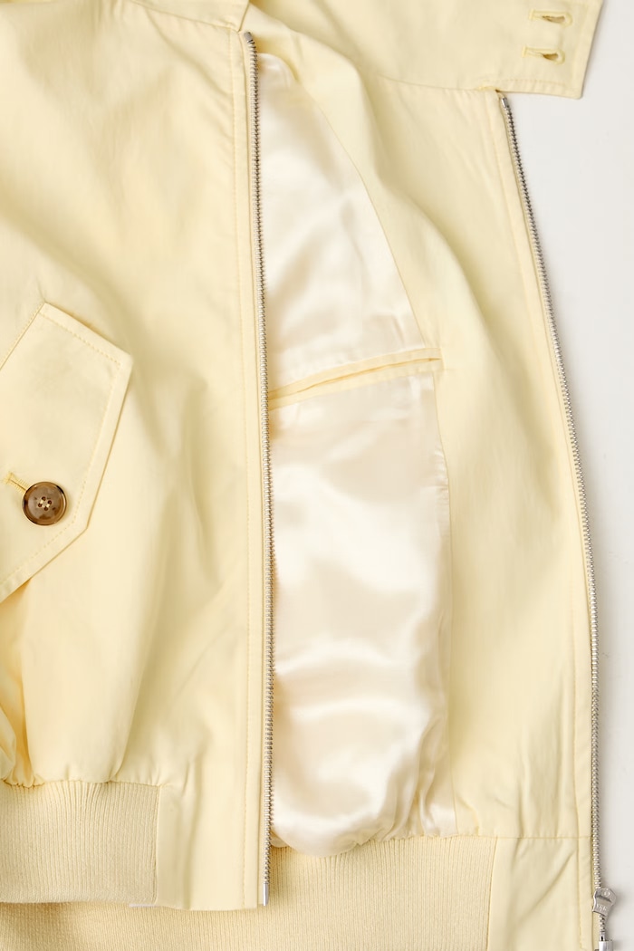 Frame THE HARRINGTON JACKET short jacket Women's with silk WE26WJA006