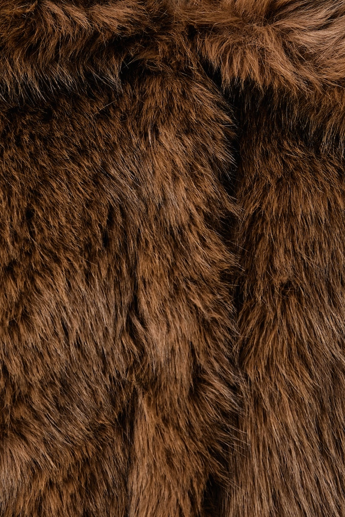 Jakna za žene od imitacije krzna LANEY FAUX FUR Levi's smeđa 006S3