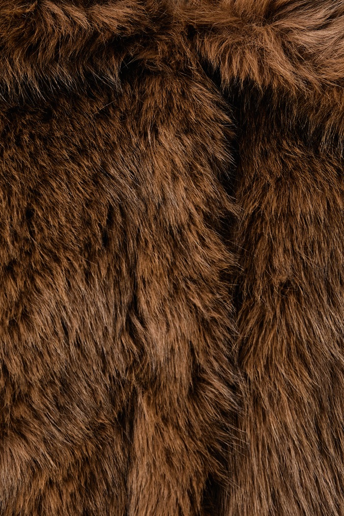 Jakna za žene od imitacije krzna LANEY FAUX FUR Levi's smeđa 006S3