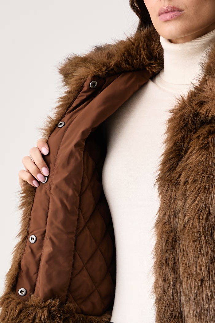 Levi's Jakna za žene od imitacije krzna LANEY FAUX FUR 006S3