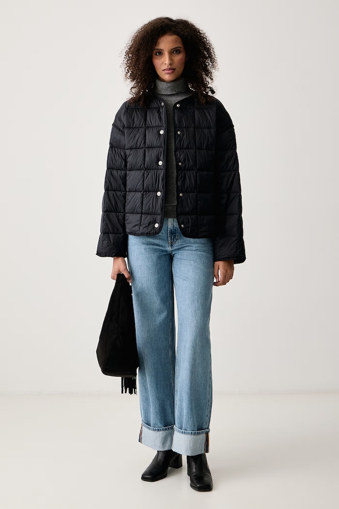 Levi's Kurtka przejściowa damska POPPY QUILTED 006U0 granatowy AW26
