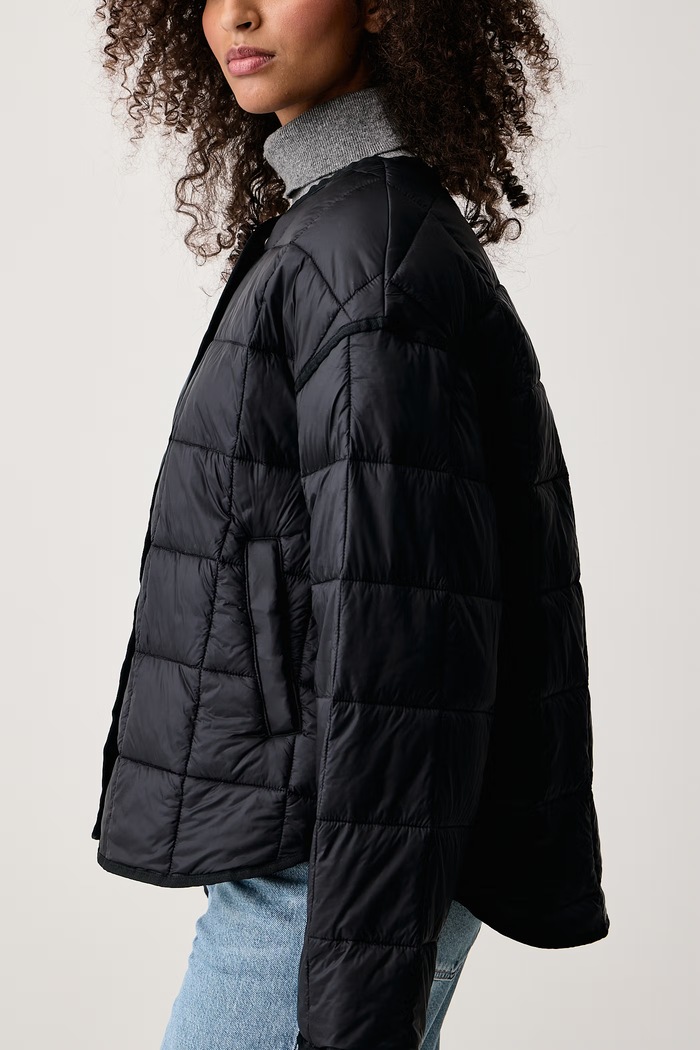 Kurtka przejściowa damska POPPY QUILTED Levi's granatowy 006U0