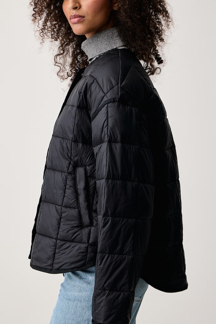 Kurtka przejściowa damska POPPY QUILTED Levi's granatowy 006U0