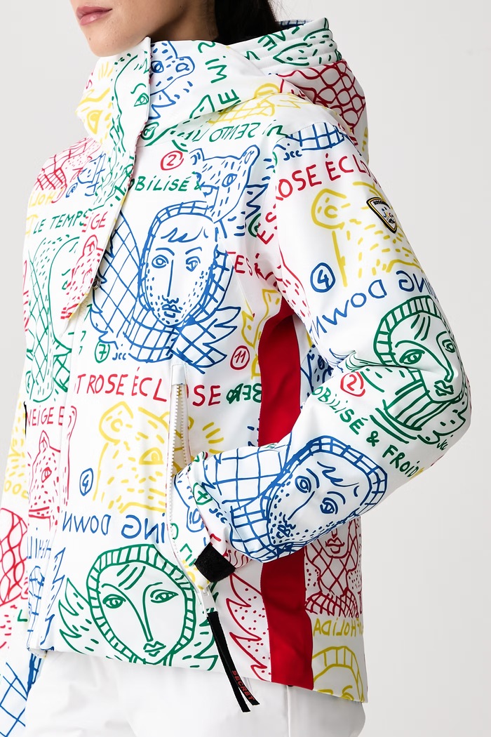 Kurtka narciarska damska JCC Rossignol RLPWJ52 multicolor