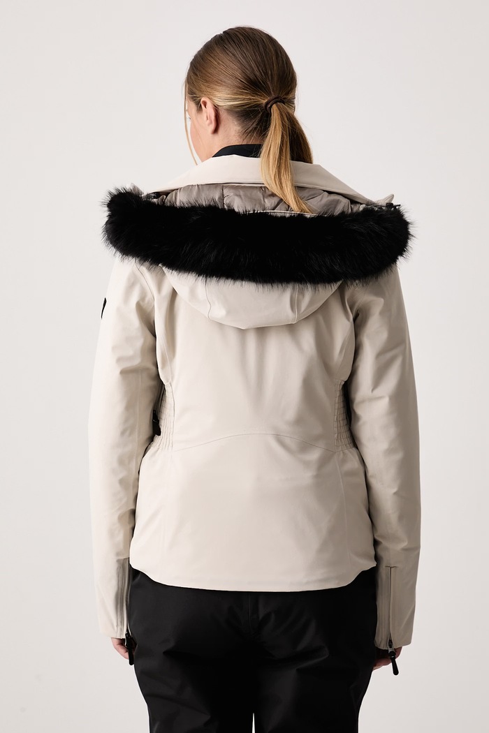 Rossignol Kurtka zimowa damska SNOWDAZZLE RLPWJ05 beżowy AW26