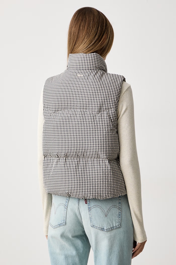 Odzież Levi's Bezrękawnik puchowy damski TATE BUBBLE PUFFER VEST 006RZ beżowy