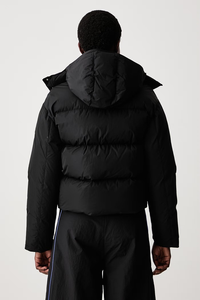 Odjeća Off-White Tech Taffeta Down kratka jakna za žene 2FG00596T crna