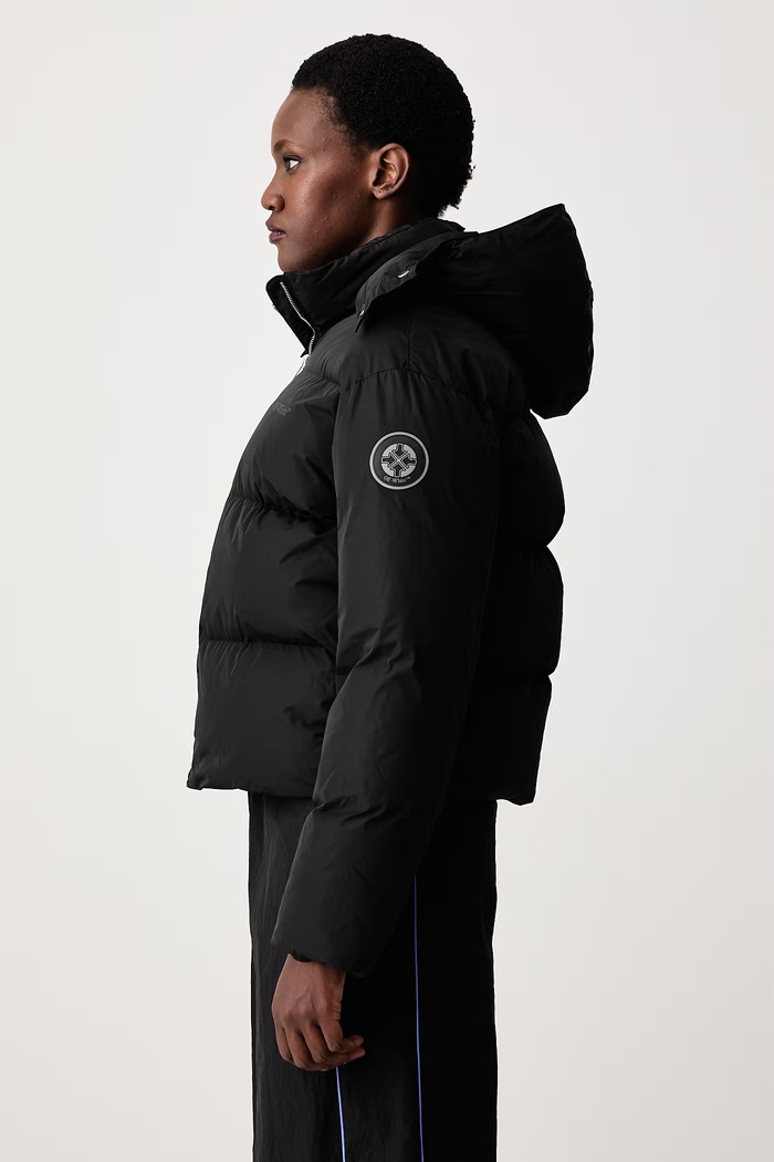 Tech Taffeta Down κοντό μπουφάν γυναικείο Off-White 2FG00596T μαύρο
