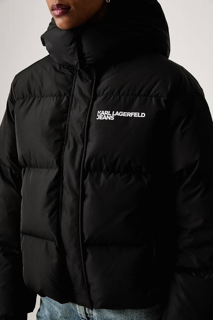 Prošivena jakna za žene Karl Lagerfeld Jeans B4W15070 crna