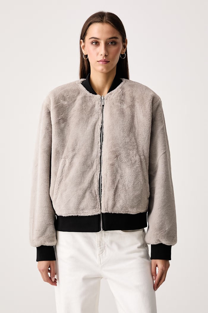 Karl Lagerfeld Jeans Bomber jakna ženska B4W15026 bež AW26