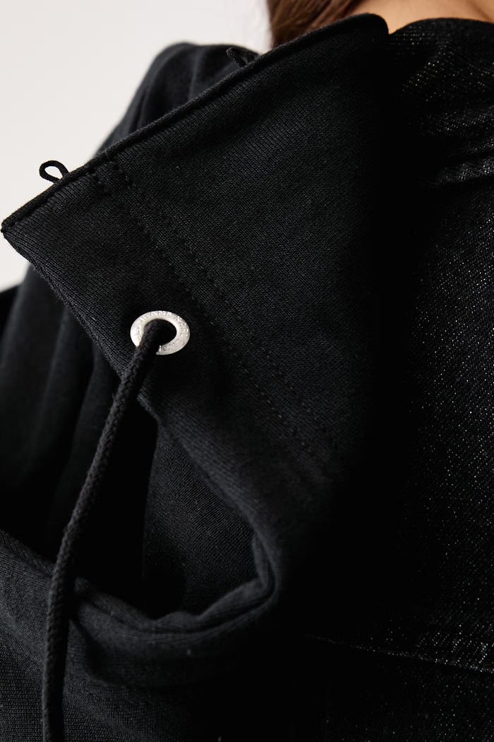 Jakna ženska denim x Pietro Terzini Karl Lagerfeld Jeans B4W14043 črna