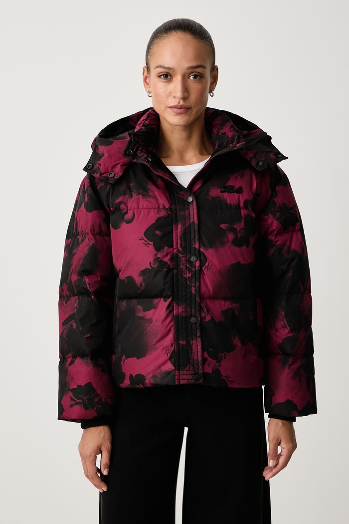 Karl Lagerfeld Kurtka puchowa damska czarny B3W15002