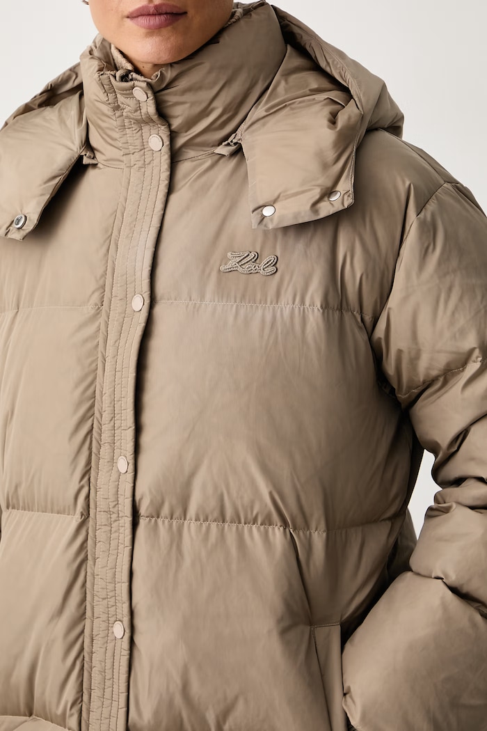 Kurtka pikowana damska Karl Lagerfeld B4W15060 beżowy