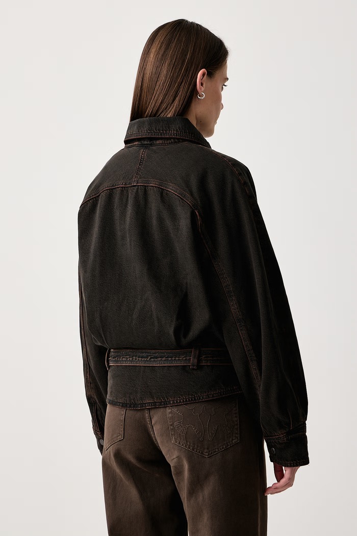 Odzież Levi's Kurtka damska jeansowa 80S BOMBER 0088X brązowy