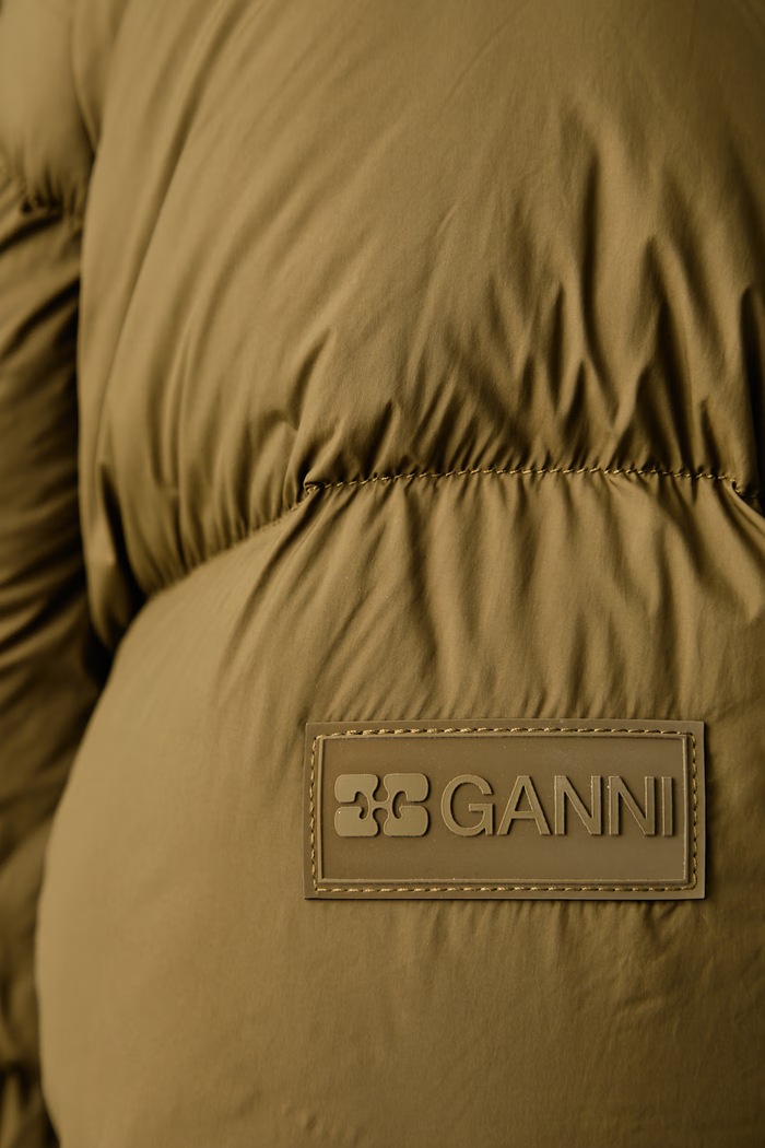 GANNI Future Nylon Quilt Puffer kurtka puchowa damska A1010241