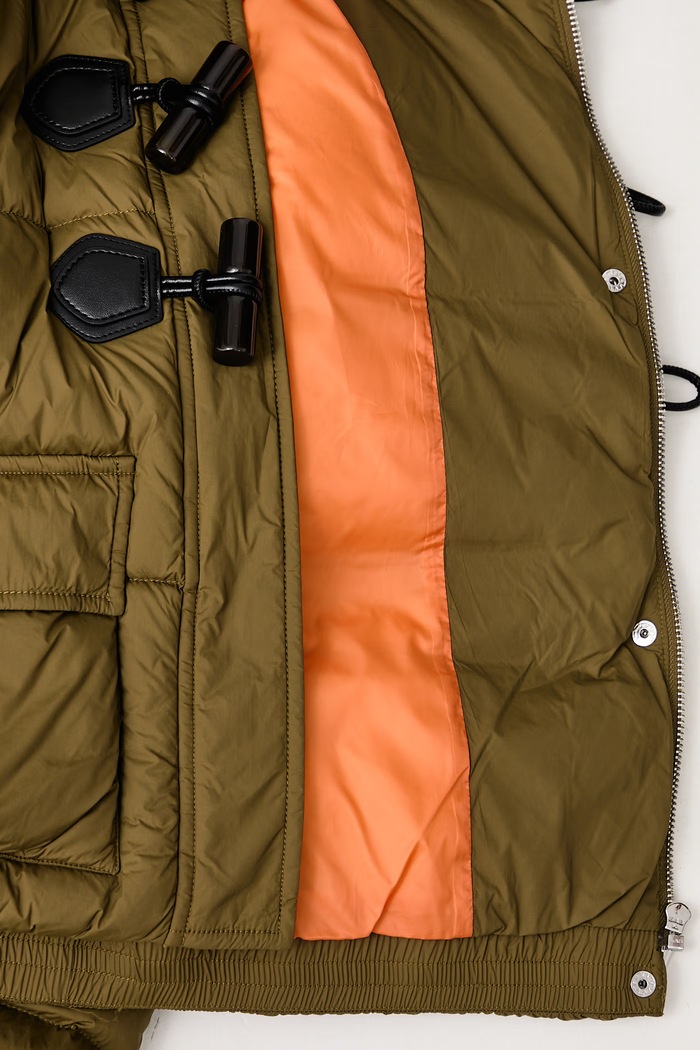 GANNI Future Nylon Quilt Mini Puffer kurtka puchowa damska A1010231